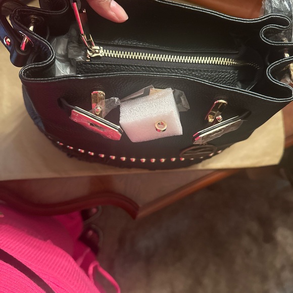 Black Fringe Women Bag